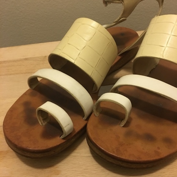 Rag & Bone Sandals Chatan Toe Ring Leather - Picture 6 of 8